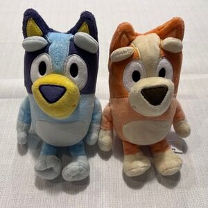 Moose Toys Bluey and Bingo Plush Stuffed Animal Set 8 Inch Heeler Sisters 2018